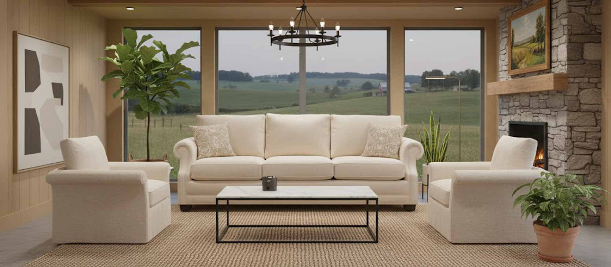 Winston Leather Sofa - Image 4