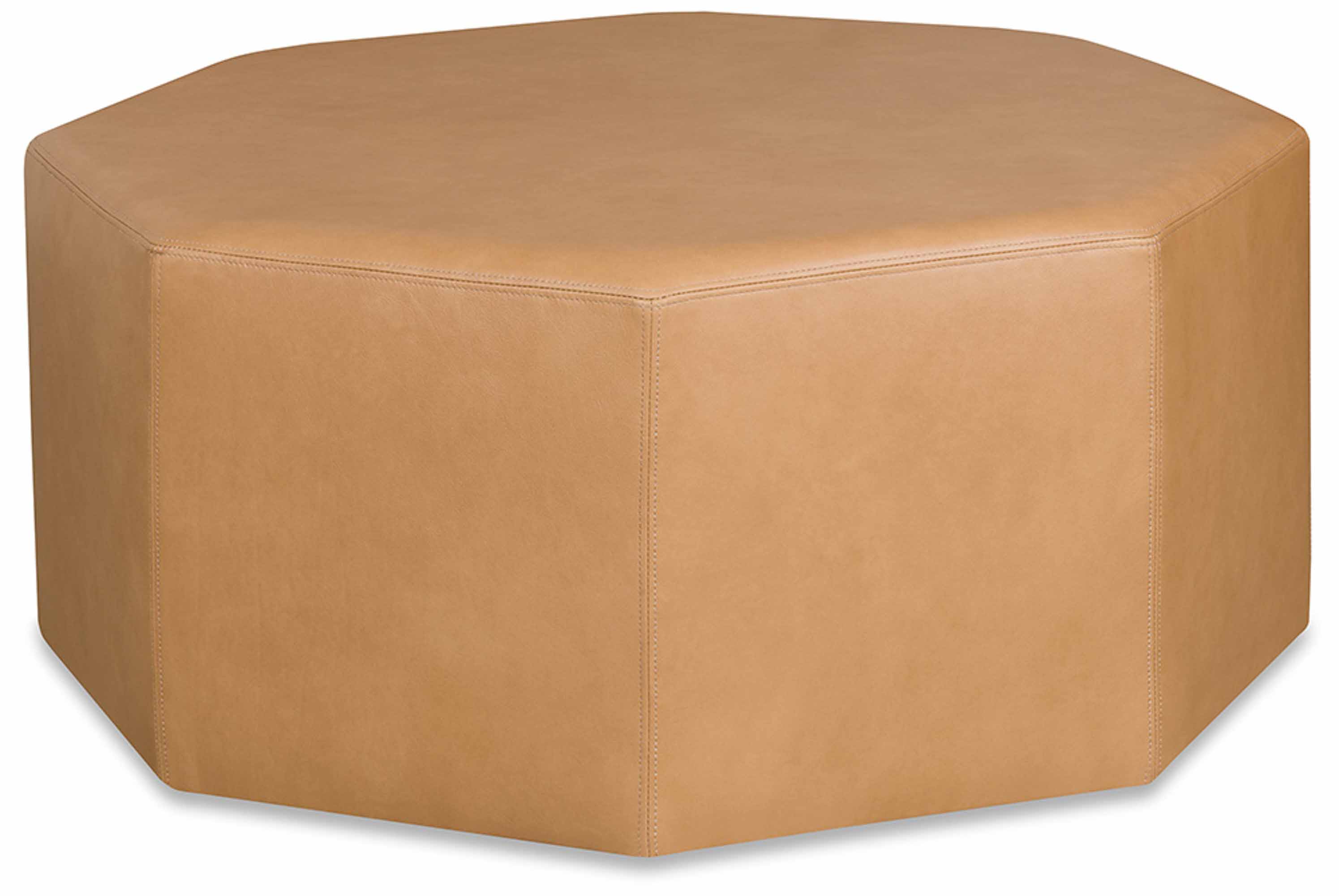 Witherspoon Leather Ottoman - Image 2