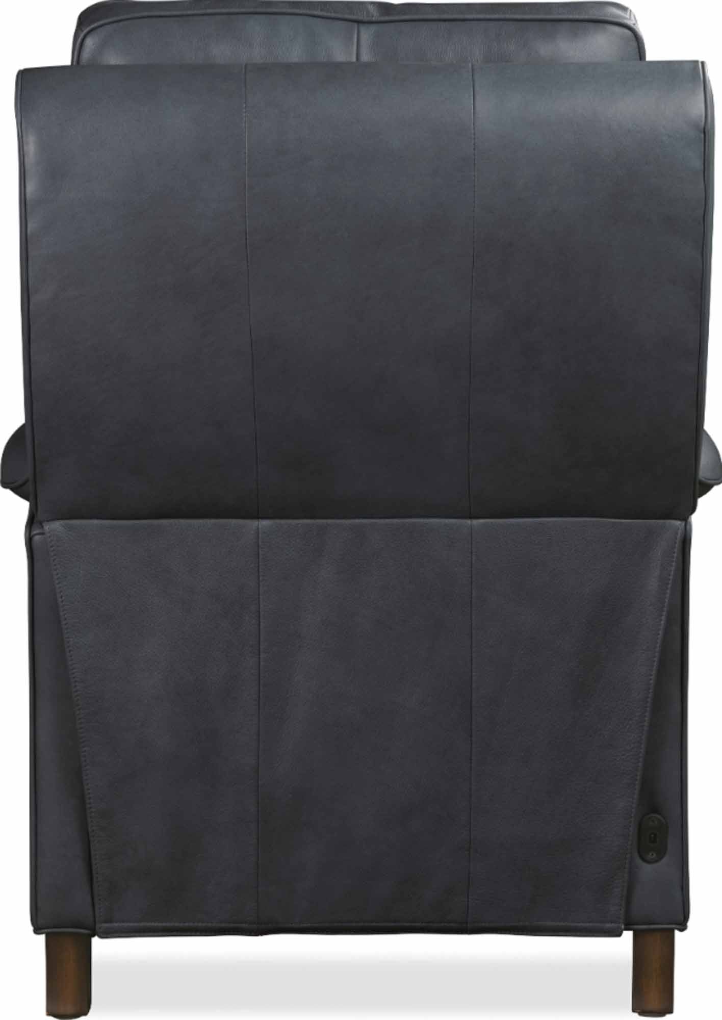 Wrenn Leather Power Recliner With Articulating Headrest In Blue - Image 4